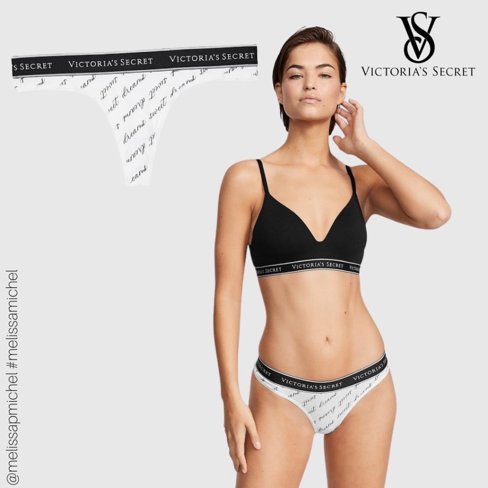 NWT VS Stretch Cotton Thong Panty